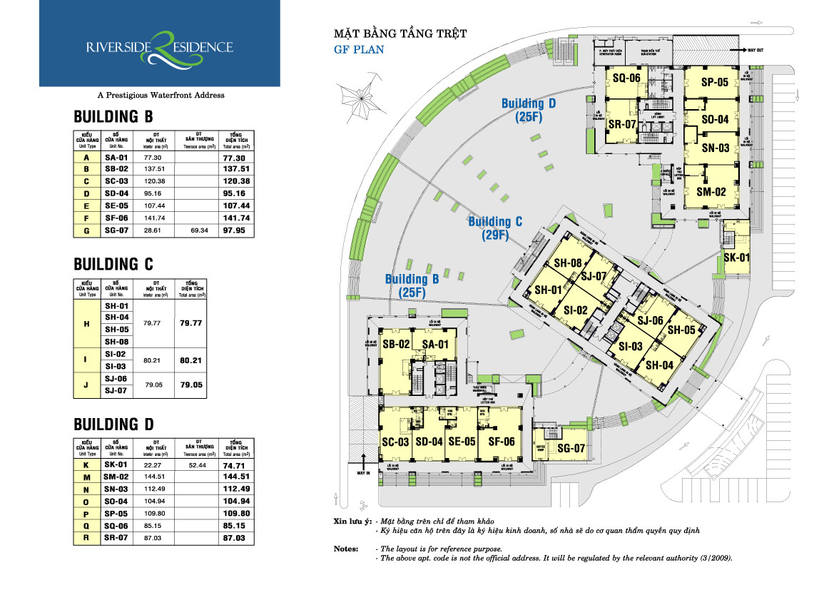 DỰ ÁN CĂN HỘ RIVERSIDE RESIDENCE 57 DỰ ÁN CĂN HỘ RIVERSIDE RESIDENCE