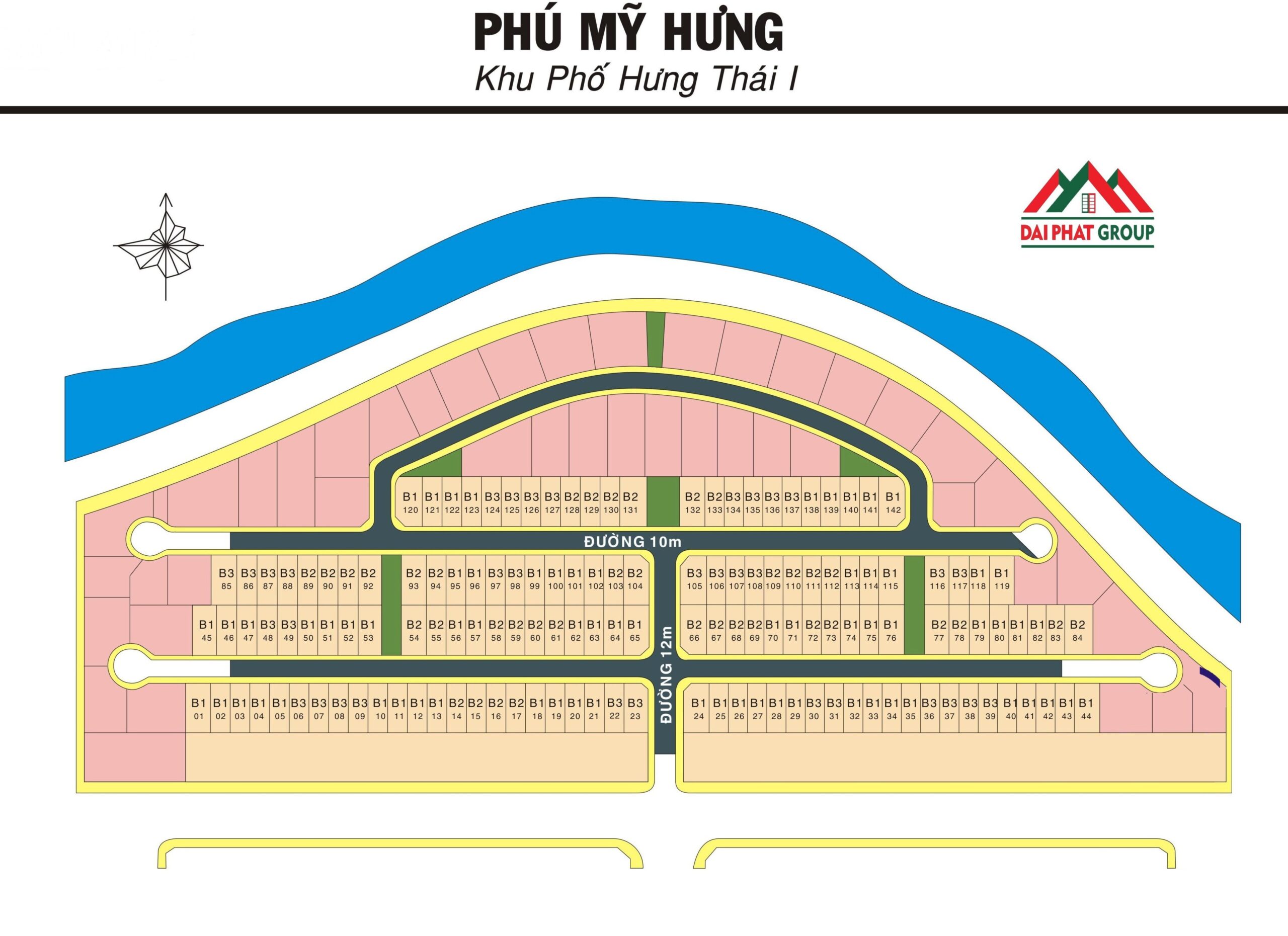 DỰ ÁN BIỆT THỰ HƯNG THÁI - KHU VĂN HOÁ GIẢI TRÍ- PHÚ MỸ HƯNG - QUẬN 7 4 Sơ Đồ Mặt Bằng Biệt Thự Hưng Thái 1