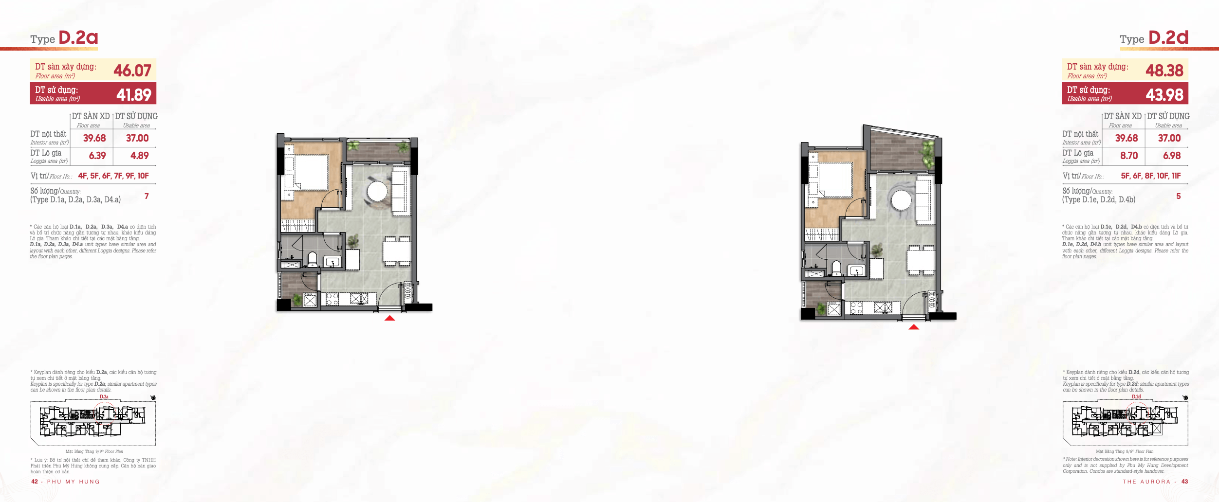 DỰ ÁN CĂN HỘ PHU MY HUNG THE AURORA 61 layout can ho the aurora phu my hung10 1