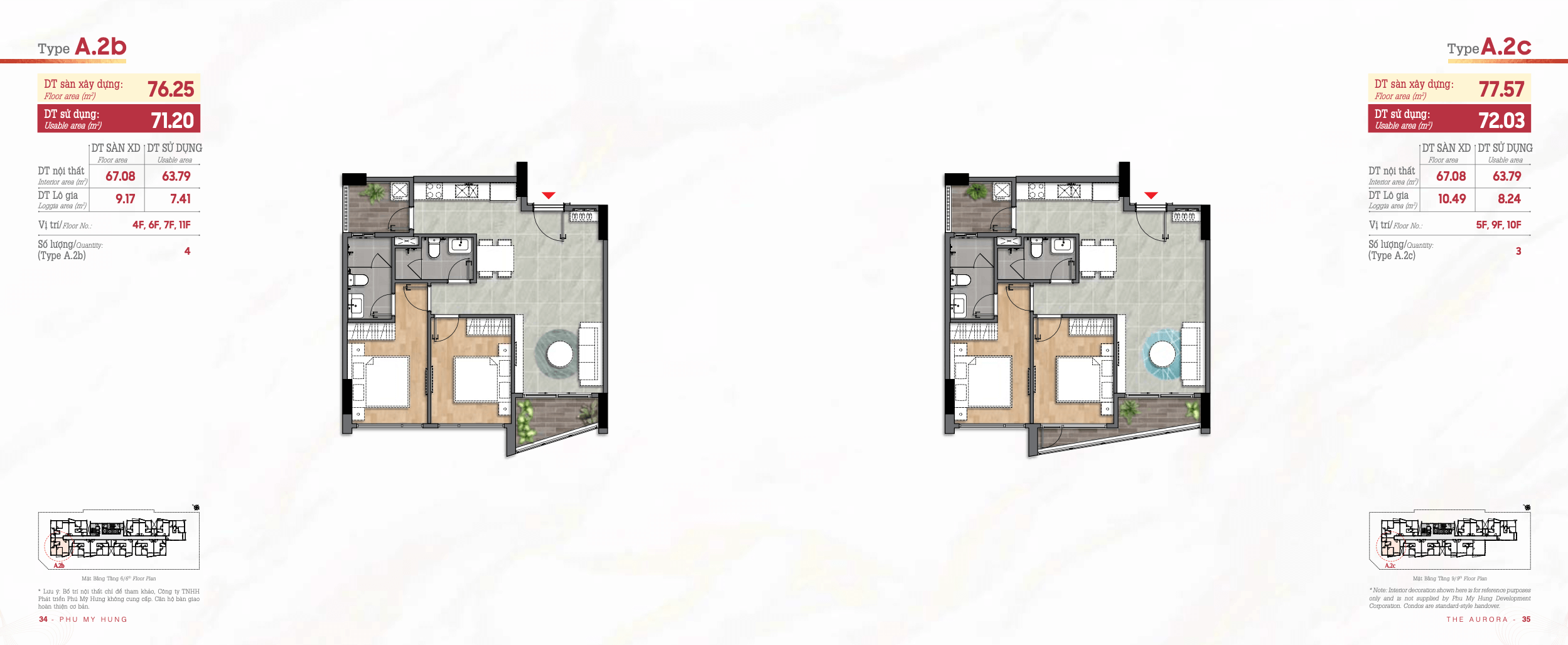 DỰ ÁN CĂN HỘ PHU MY HUNG THE AURORA 57 layout can ho the aurora phu my hung6 1