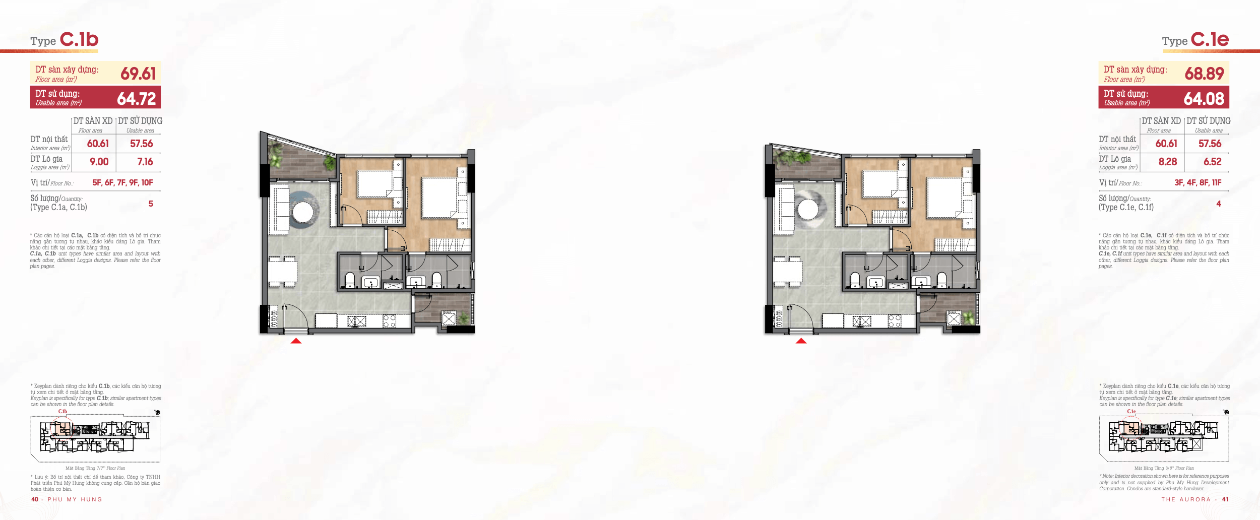 DỰ ÁN CĂN HỘ PHU MY HUNG THE AURORA 60 layout can ho the aurora phu my hung9 1