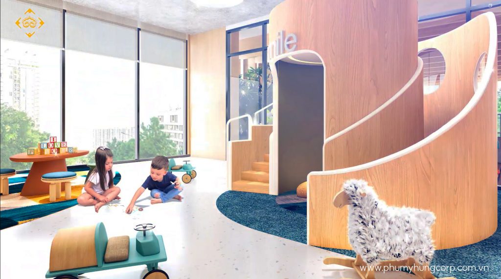 DỰ ÁN CĂN HỘ PHU MY HUNG THE AURORA 72 Khu vui chơi trẻ em trong nhà đa sắc màu