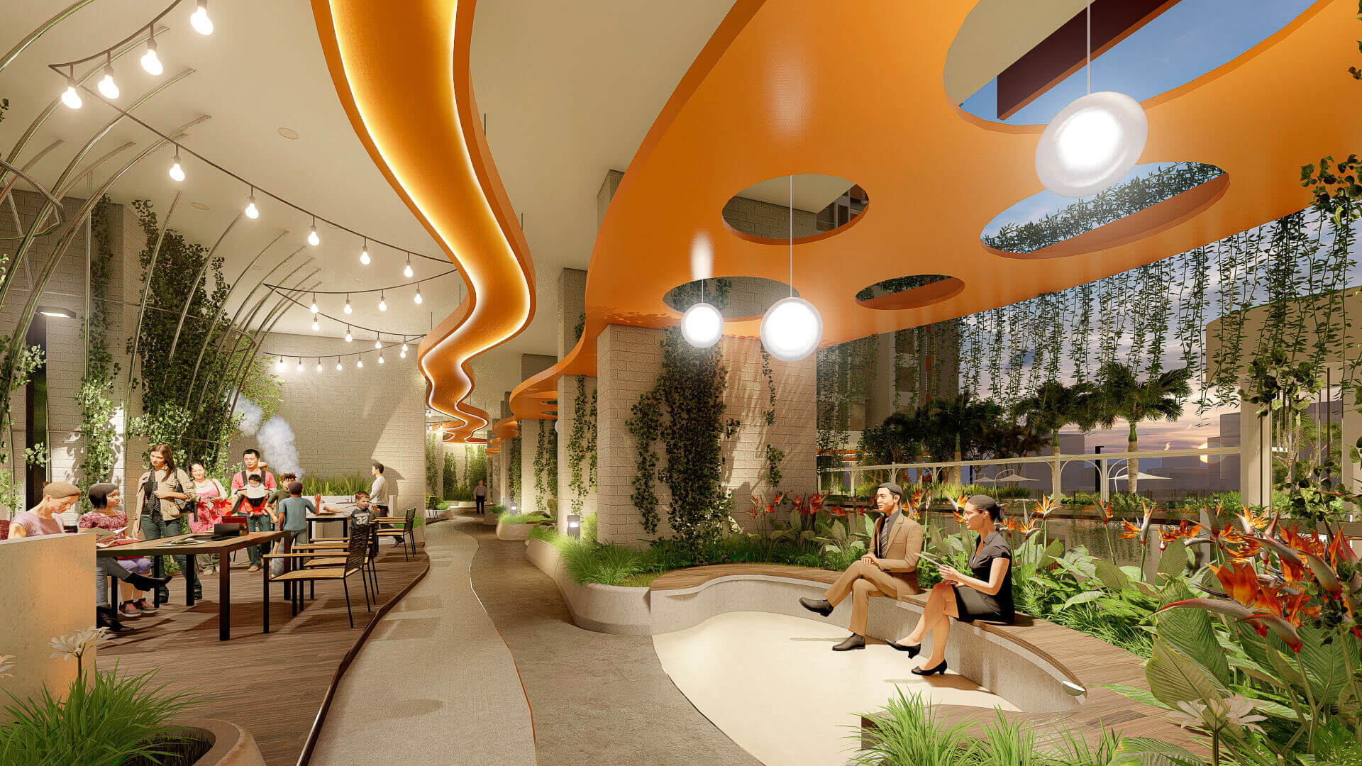 DỰ ÁN CĂN HỘ THE PEAK GARDEN QUẬN 7 50 11 bbq garden