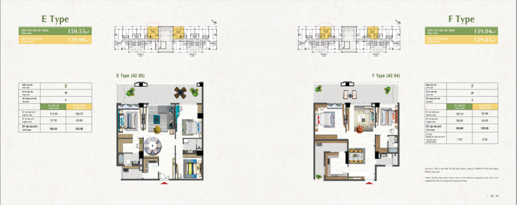 Layout căn hộ Nam Phúc Le Jardin