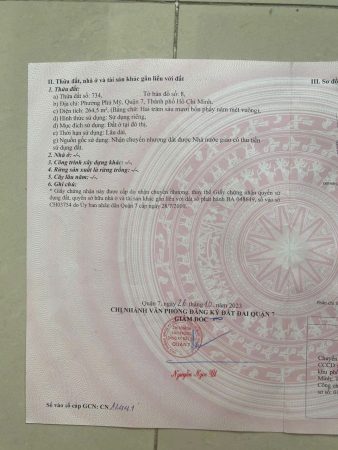 Bán 264.5m² Đất 2 Mặt Tiền Kdc Phú Mỹ Chợ Lớn Sổ Hồng Sẵn