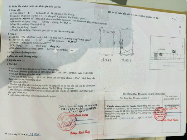 Bán / Cho Thuê Shophouse Sky Garden 1 Mặt Tiền Nguyễn Văn Linh 185m², Trệt + Lầu