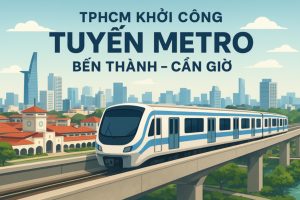 Dự Án Tuyến Metro Bến Thành Cần Giờ Sẽ Khởi Công Vào Ngày 19/12