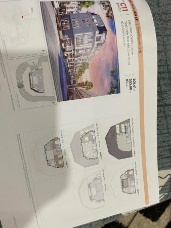 Bán Và Cho Thuê Nhà Phố The Amelie Villa Góc Hiếm Có 3 Mặt Tiền 201m² Đất 300m² Sàn Nhà Thô Thuận Tiện Thiết Kế