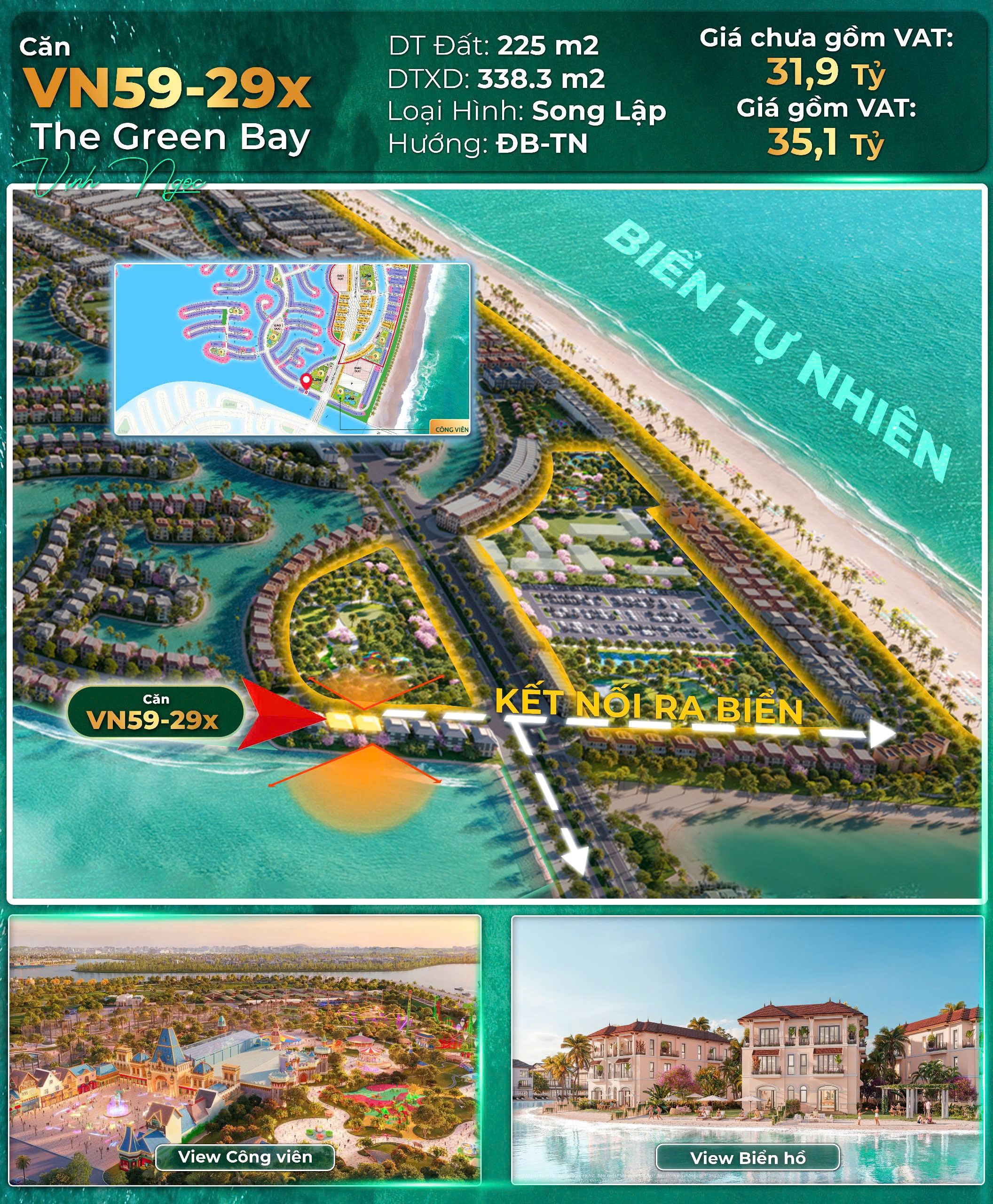 Bảng Giá Biệt Thự Vinhomes Cần Giờ Phân Khu Vịnh Ngọc Giỏ Hàng Liền Kề Song Lập Khu Clarke Quay