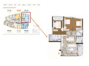 Căn Góc The Regency Phú Mỹ Hưng 3pn 118m2 Tầng Cao, View Hồ Bán Nguyệt