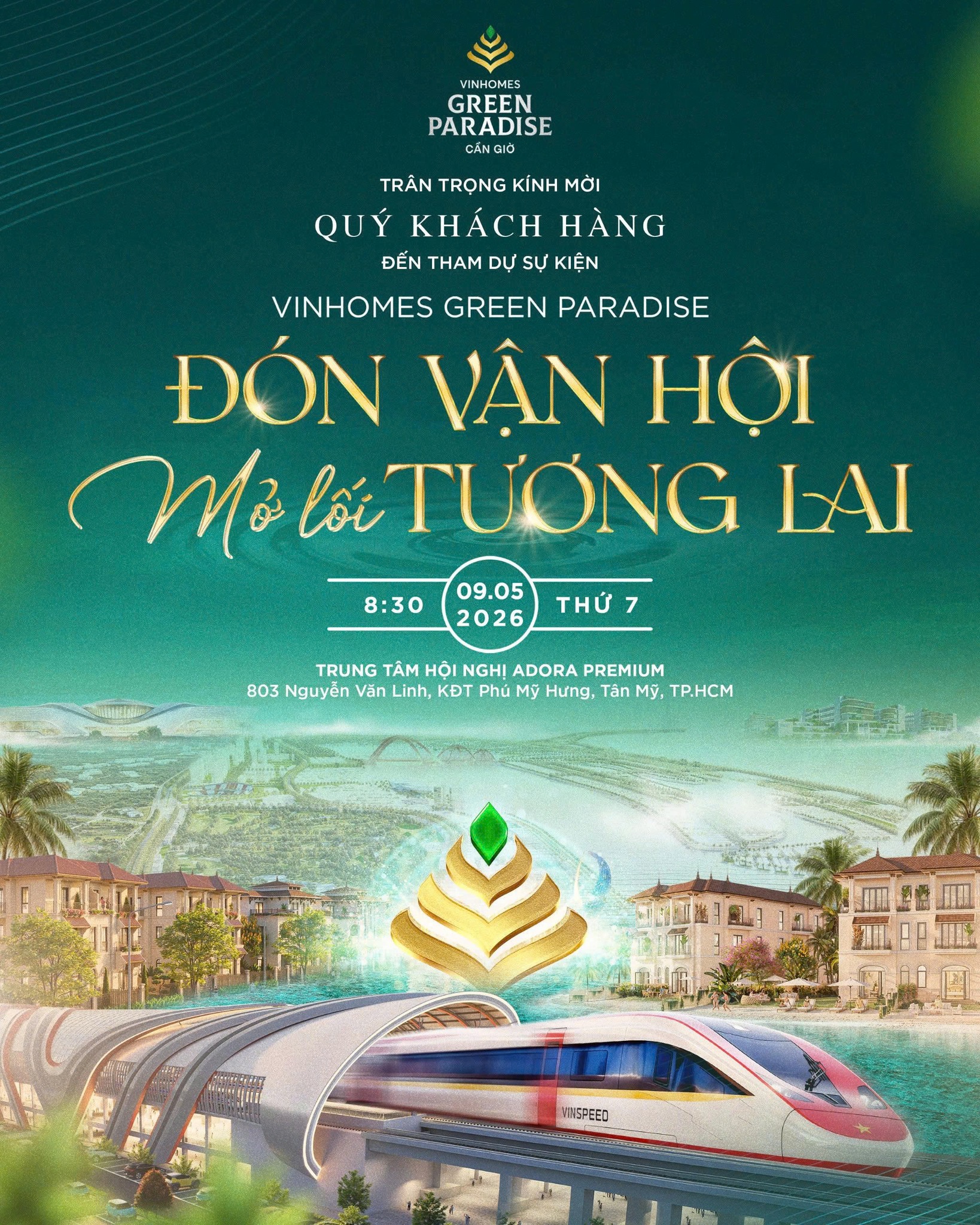 Sự Kiện “vinhomes Green Paradise – Đón Vận Hội, Mở Lối Tương Lai” Chính Thức Diễn Ra Tại Quận
