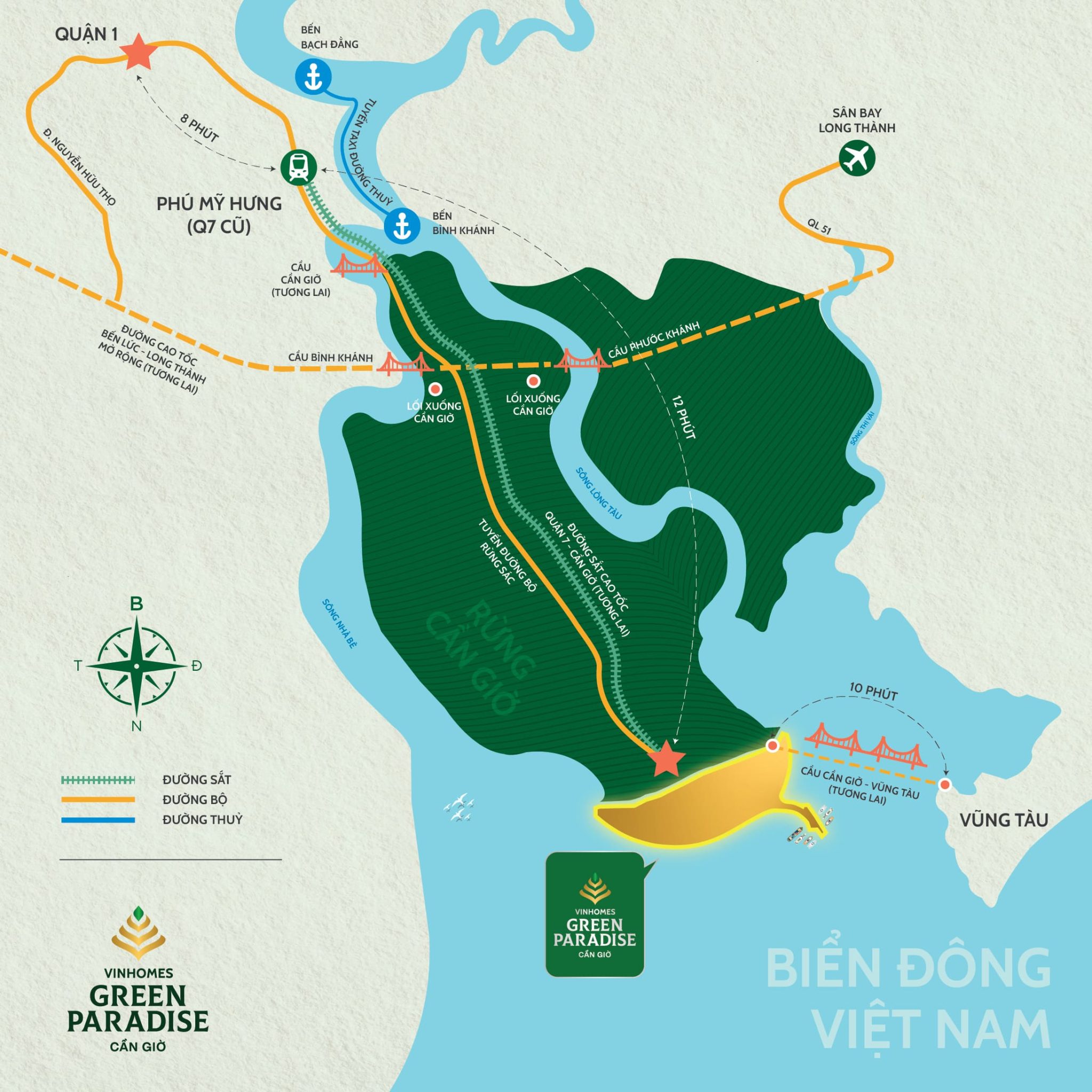 Tổng Quan Phân Khu Mũi Danh Vọng – The Paradise Vinhomes Cần Giờ