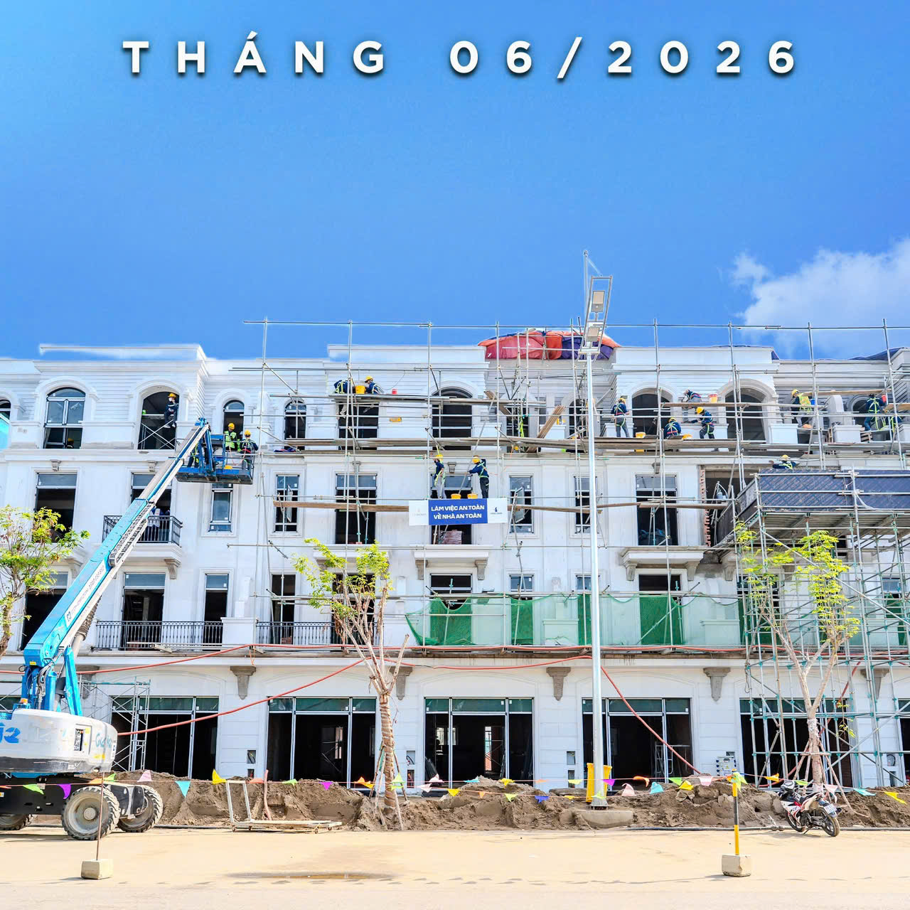 Cập Nhật Tiến Độ Vinhomes Cần Giờ Tháng 06/2026: Nhà Phố đầu Tiên Chuẩn Bị Bàn Giao